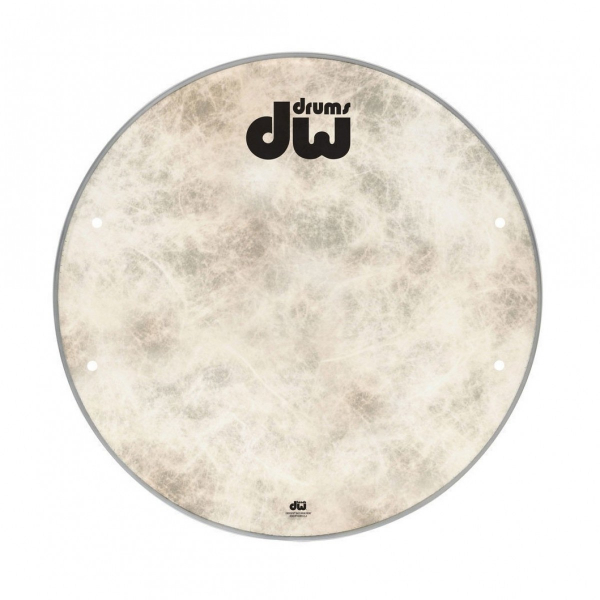 DW Bass Drum Logo Head Fiberskyn 18 DRDHFS18K